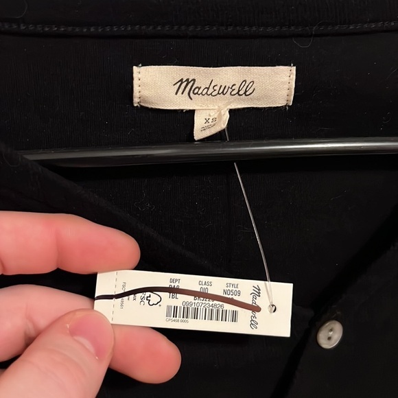 Madewell Asymmetrical Button-Front Cardigan - Picture 7 of 11